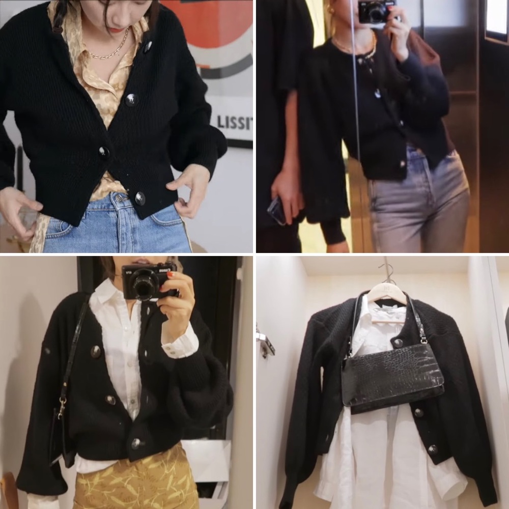 & other stories black cardigan